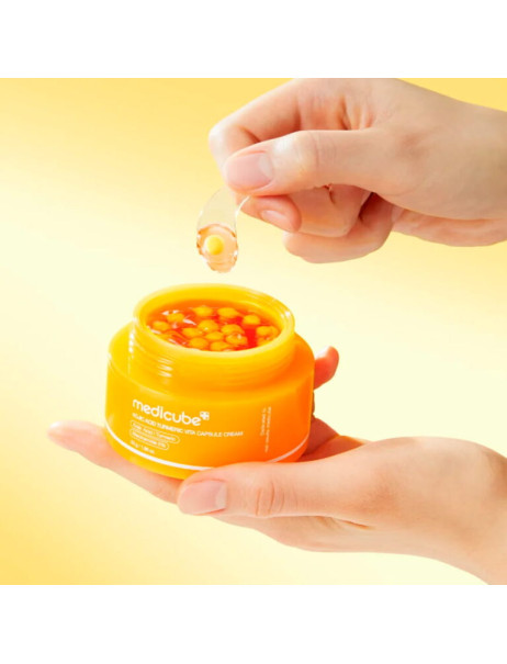 Medicube Kojic Acid Turmeric Vita Capsule Cream Освітлювальний капсульний крем з коєвою кислотою та куркумою