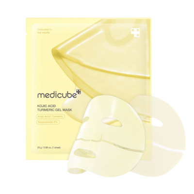 Medicube Kojic Acid Turmeric Brightening Gel Mask Осветляющая гидрогелевая маска с койевой кислотой и куркумой