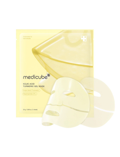 Medicube Kojic Acid Turmeric Brightening Gel Mask Осветляющая гидрогелевая маска с койевой кислотой и куркумой