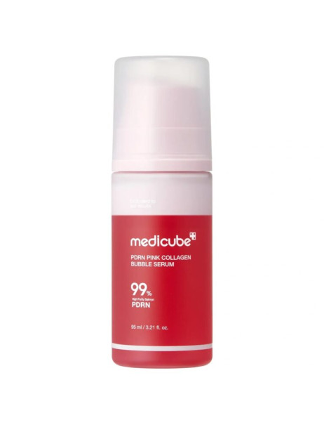 Medicube PDRN Pink Collagen Bubble Serum Відновлювальна бульбашкова сироватка з полінуклеотидами та колагеном