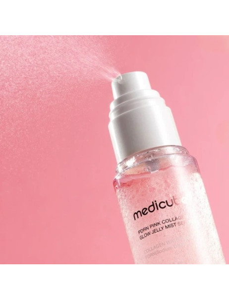 Medicube PDRN Pink Collagen Glow Jelly Mist Serum Сироватка-міст для сяйва з полінуклеотидами та колагеном