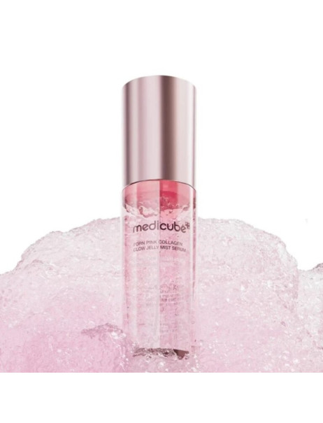 Medicube PDRN Pink Collagen Glow Jelly Mist Serum Сироватка-міст для сяйва з полінуклеотидами та колагеном