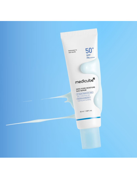 Medicube Zero Pore Hydrating Sun Serum SPF50+ Увлажняющая солнцезащитная сыворотка для лица