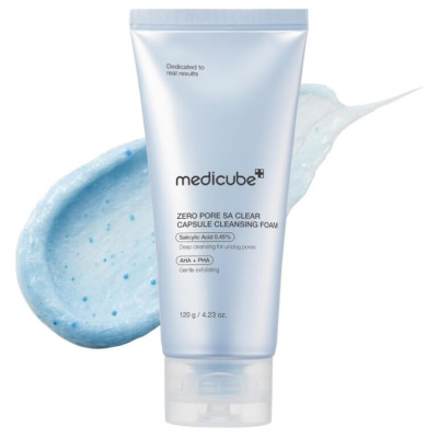 Medicube Zero Pore SA Clear Capsule Cleansing Foam Очищувальна пінка для вмивання з капсулами для звуження пор