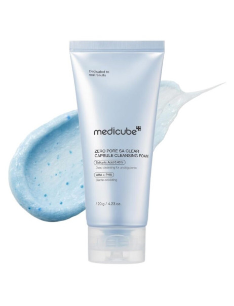 Medicube Zero Pore SA Clear Capsule Cleansing Foam Очищувальна пінка для вмивання з капсулами для звуження пор