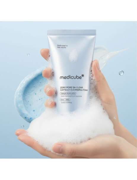 Medicube Zero Pore SA Clear Capsule Cleansing Foam Очищувальна пінка для вмивання з капсулами для звуження пор