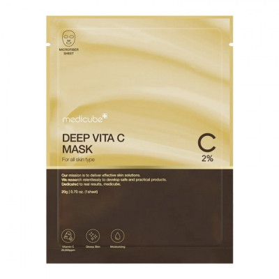 Medicube Deep Vita C Mask Осветляющая маска с витамином С
