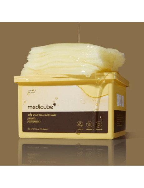 Medicube Deep Vita C Daily Quick Mask Набор ежедневных масок для быстрого восстановления