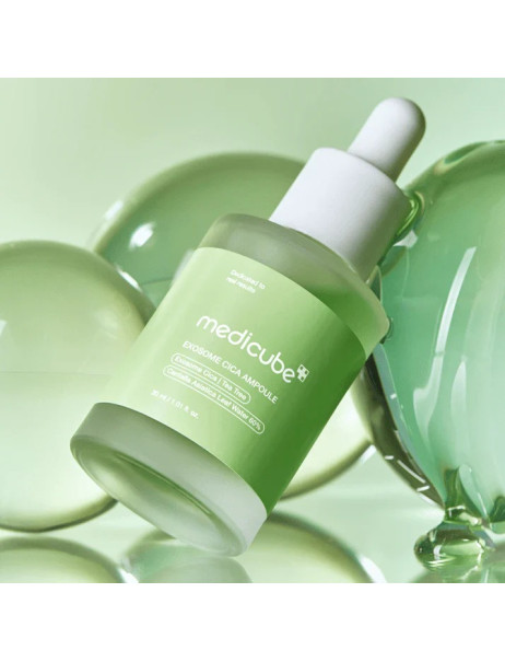 Medicube Exosome Cica Ampoule Заспокійлива сироватка з екзосомами центели та чайним деревом