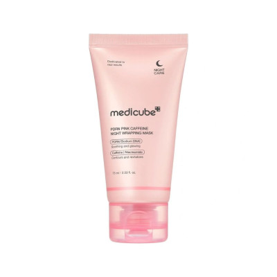 Medicube PDRN Pink Caffeine Night Wrapping Mask Нічна маска-плівка з полінуклеотидами та кофеїном