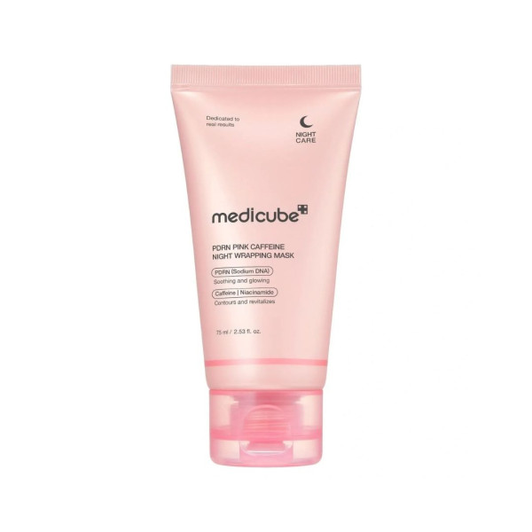 Medicube PDRN Pink Caffeine Night Wrapping Mask Нічна маска-плівка з полінуклеотидами та кофеїном