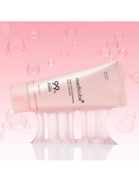 Medicube PDRN Pink Niacinamide Whip Cleanser Очищувальна пінка з полінуклеотидами та ніацинамідом