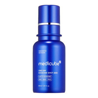 Medicube One Day Exosome Shot Pore Ampoule 2000 Сыворотка с экзосомами и спикулами для сужения пор