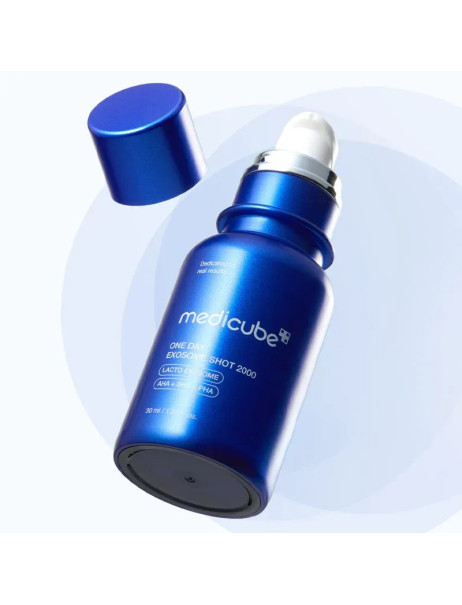 Medicube One Day Exosome Shot Pore Ampoule 2000 Сироватка з екзосомами та спікулами для звуження пор