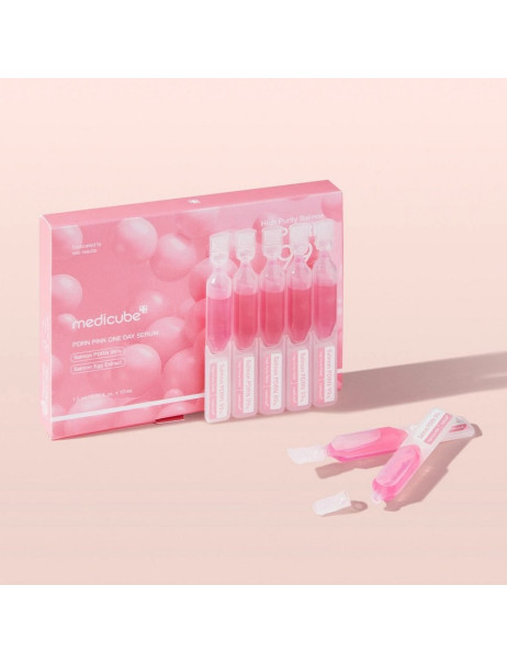 Medicube PDRN Pink One Day Serum Зволожувальна сироватка з полінуклеотидами та колагеном для сяйва шкіри