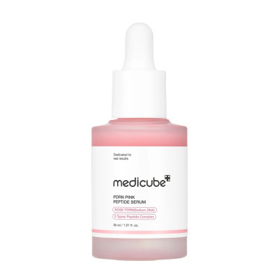 Medicube PDRN Pink Peptide Serum Восстанавливающая сыворотка с полинуклеотидами и пептидами
