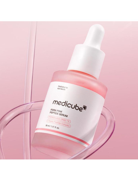 Medicube PDRN Pink Peptide Serum Восстанавливающая сыворотка с полинуклеотидами и пептидами