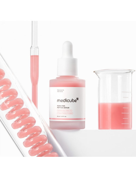 Medicube PDRN Pink Peptide Serum Восстанавливающая сыворотка с полинуклеотидами и пептидами