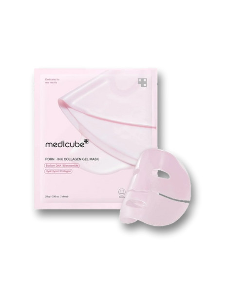 Medicube PDRN Pink Collagen Gel Mask Гидрогелевая маска с полинуклеотидами и коллагеном