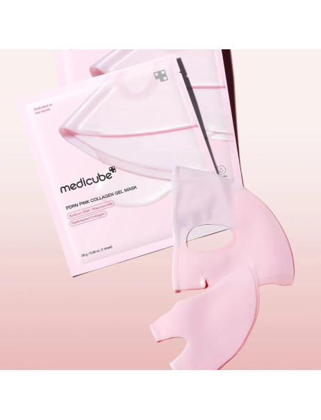Medicube PDRN Pink Collagen Gel Mask Гидрогелевая маска с полинуклеотидами и коллагеном