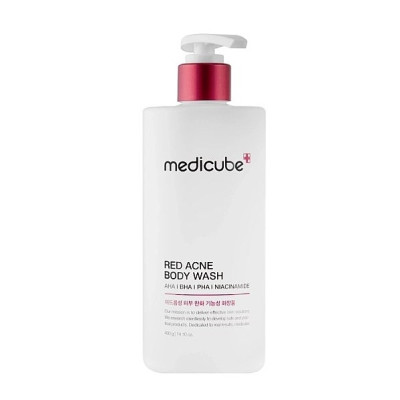 Medicube Red Acne Body Wash Противовоспалительный гель для душа с кислотами