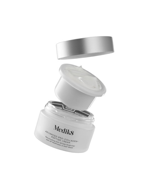 Medik8 Advanced Pro-Collagen+ Peptide Cream Refill Омолоджувальний зволожувальний крем від зморшок із фактором росту MiniProtein™ та бустером довголіття NAD+