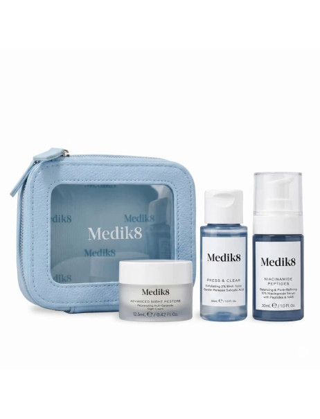 Medik8 Travel Ready Skin Набір для сяйва та комфорту шкіри у подорожах