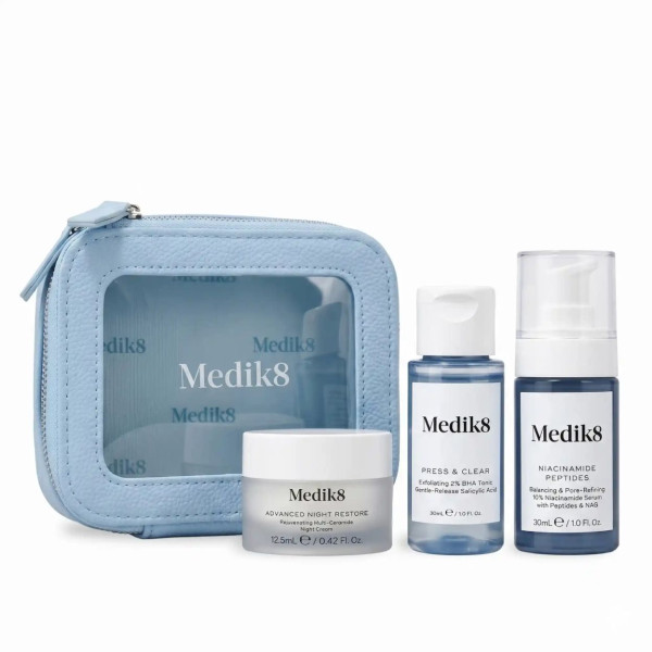Medik8 Travel Ready Skin Набір для сяйва та комфорту шкіри у подорожах