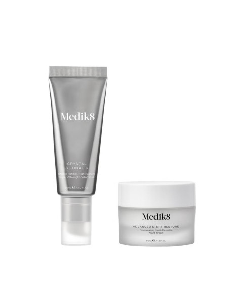 Medik8 The Night Shift Overnight Smooth and Firm Duo Лімітований набір для нічного догляду за шкірою