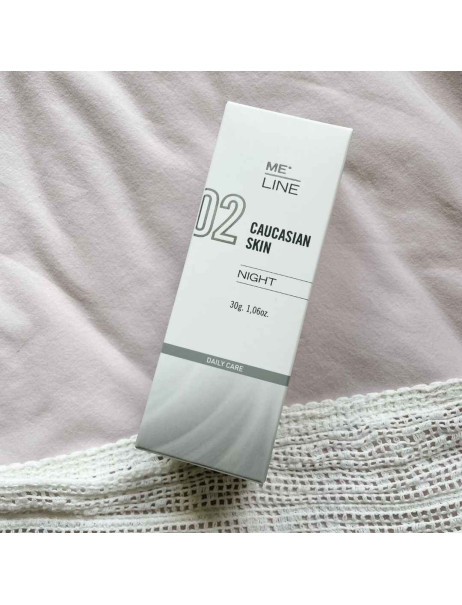 Me Line 02 Caucasian Skin Night Нічний пептидний крем для усунення пігментації