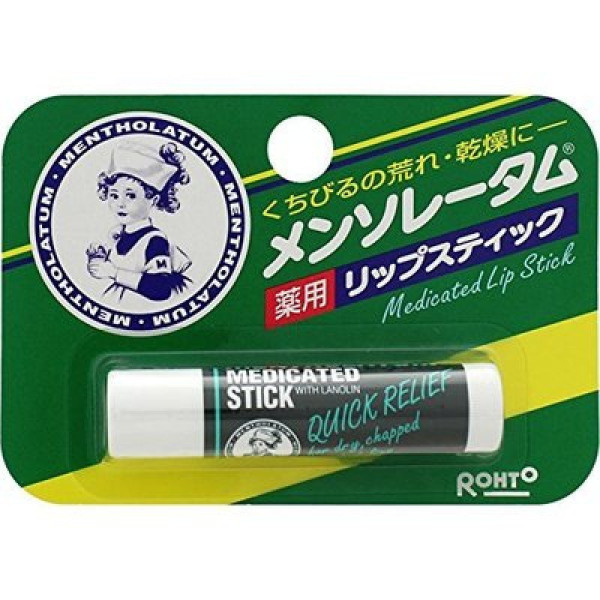 Hada Labo Бальзам для губ Mentholatum Medicated Lipstick 