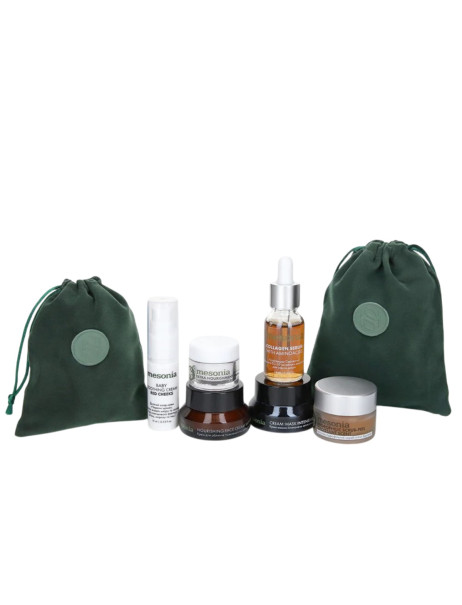 Mesonia Skincare Set 13 mini for Dry Skin with Active Nourishment & Anti-Aging Набір 13 міні для сухої шкіри. Активне живлення та Anti-Aging