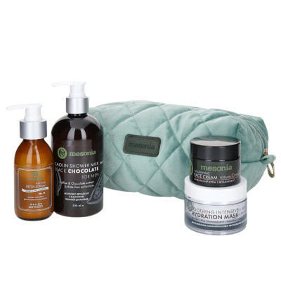 Mesonia Men's Deep Care Set 15 "Detox & Intensive Nourishment" Мужской набор 15 «Детокс и интенсивное питание»