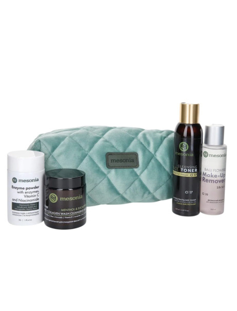Mesonia Makeup Removal Set 16 with Omega-3 Complex Набор 16 для демакияжа с комплексом Омега-3