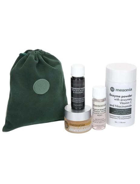Mesonia Makeup Removal Set 16 mini with Omega-3 Complex Набор 16 мини для демакияжа с комплексом Омега-3