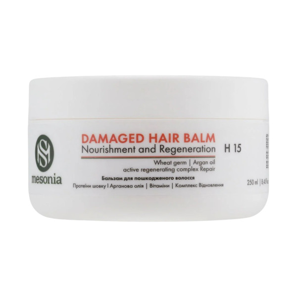 Mesonia Balm for Damaged Hair Nourishment and Regeneration Бальзам для поврежденных волос