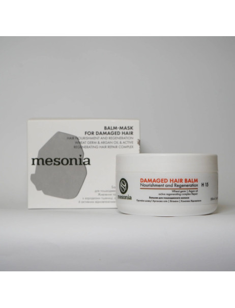 Mesonia Balm for Damaged Hair Nourishment and Regeneration Бальзам для пошкодженого волосся