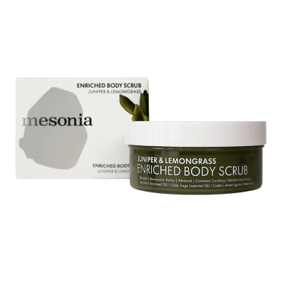 Mesonia Enriched Body Scrub Juniper & Lemongrass Обогащённый скраб для тела Можжевельник и Лемонграсс