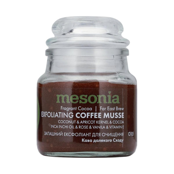 Mesonia Exfoliating Coffee Mousse Far East Brew Ексфоліант-мус Кава Далекого Сходу з фітокомплексом вітамінів та екстрактів
