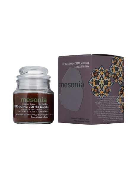 Mesonia Exfoliating Coffee Mousse Far East Brew Ексфоліант-мус Кава Далекого Сходу з фітокомплексом вітамінів та екстрактів