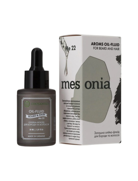 Mesonia Oil-Fluid for Beard & Hair Масло-флюид для бороды и волос