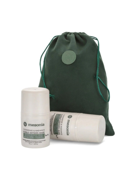 Mesonia Oxygen Face Mask for Radiance and Firmness with Chlorophyll, Niacinamide and Spirulina Кислородная маска для сияния и упругости с хлорофиллом, ниацинамидом и спирулиной