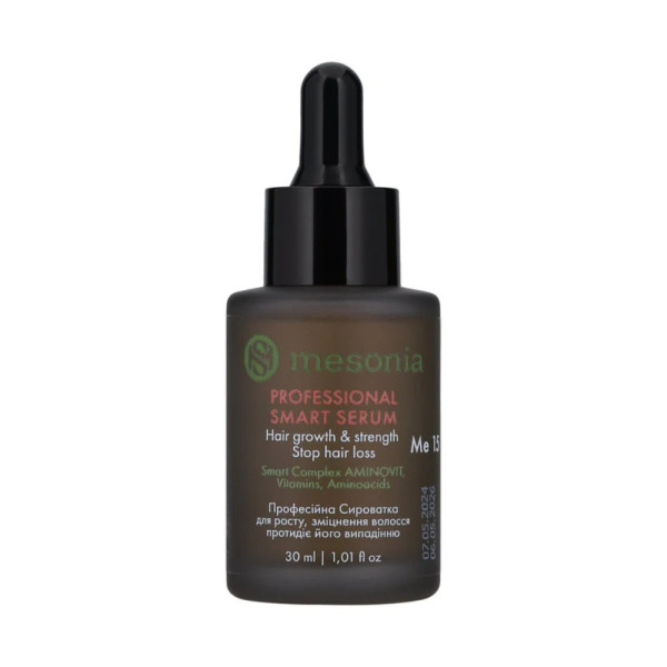 Mesonia Professional Smart Serum for Hair Growth & Strength for Men Профессиональная сыворотка для роста и укрепления волос для мужчин
