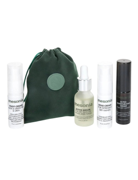 Mesonia Set 23 mini Nourishment & Softness for Hands and Feet Набір 23 міні «Живлення та м'якість для рук і стоп»
