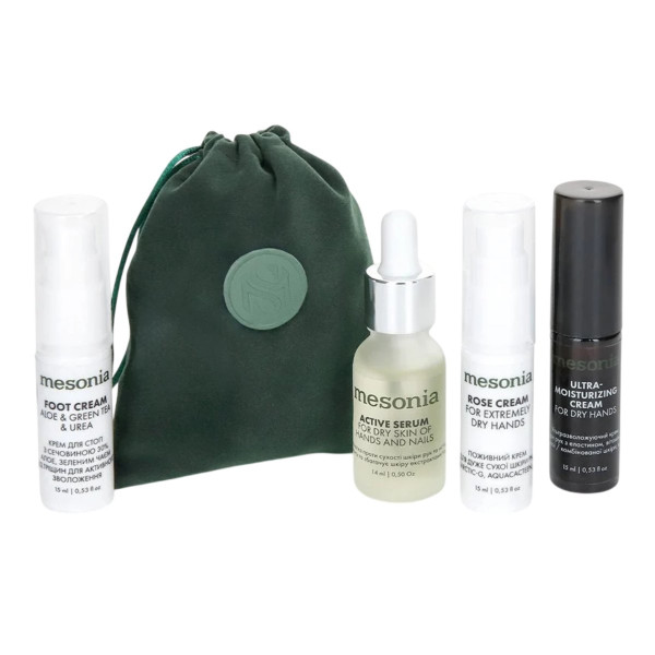 Mesonia Set 23 mini Nourishment & Softness for Hands and Feet Набор 23 мини «Питание и мягкость для рук и стоп»