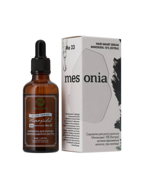 Mesonia Beard Serum Minoxidil 15% Extra Сыворотка для бороды Миноксидил 15% Экстра