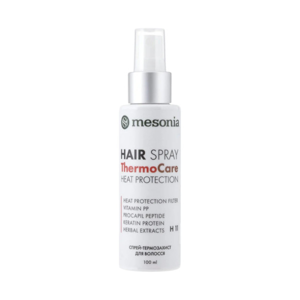 Mesonia Hair Heat Protection Thermo-Care Spray Спрей термозахист для волосся