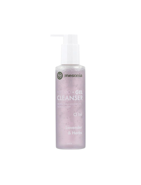 Mesonia Hydro-Gel Cleanser with Lavender & Herbs Aloe+ Гідрогель для вмивання Лаванда & Трави з гелем Алое