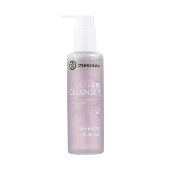 Mesonia Hydro-Gel Cleanser with Lavender & Herbs Aloe+ Гідрогель для вмивання Лаванда & Трави з гелем Алое