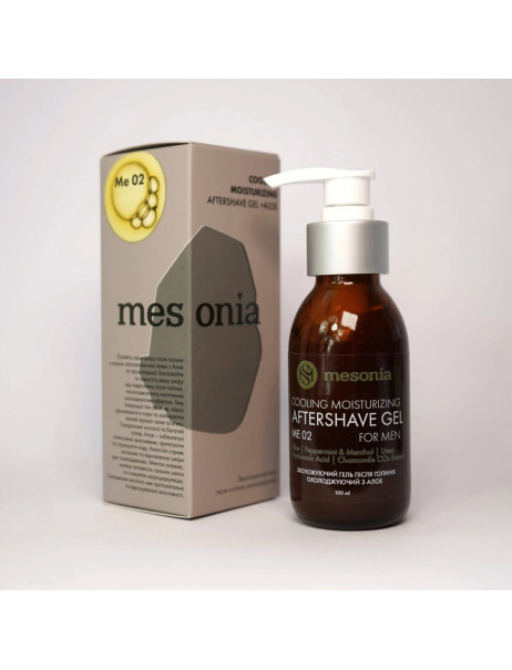 Mesonia Cooling Moisturizing Aftershave Gel Зволожувальний та заспокійливий охолоджувальний гель після гоління